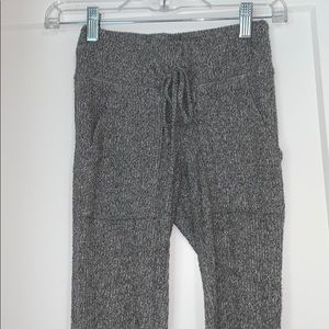 Aerie ribbed grey leggings